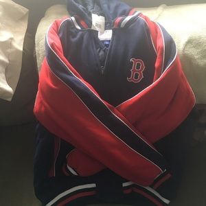 Long Sleeve Boston Red Sox hooded jacket